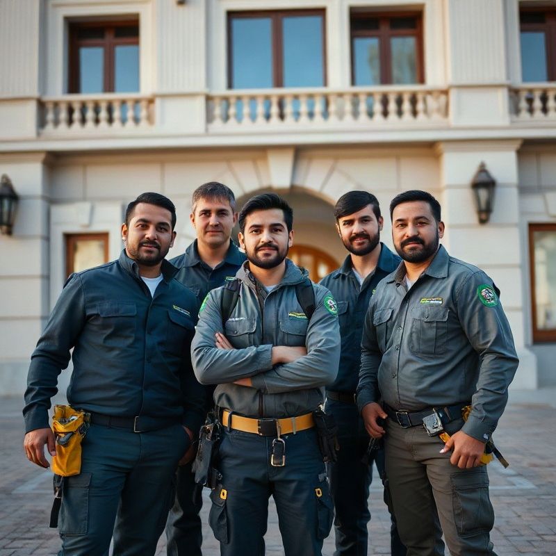 Equipo de técnicos electricistas de Utered en Punta del Este